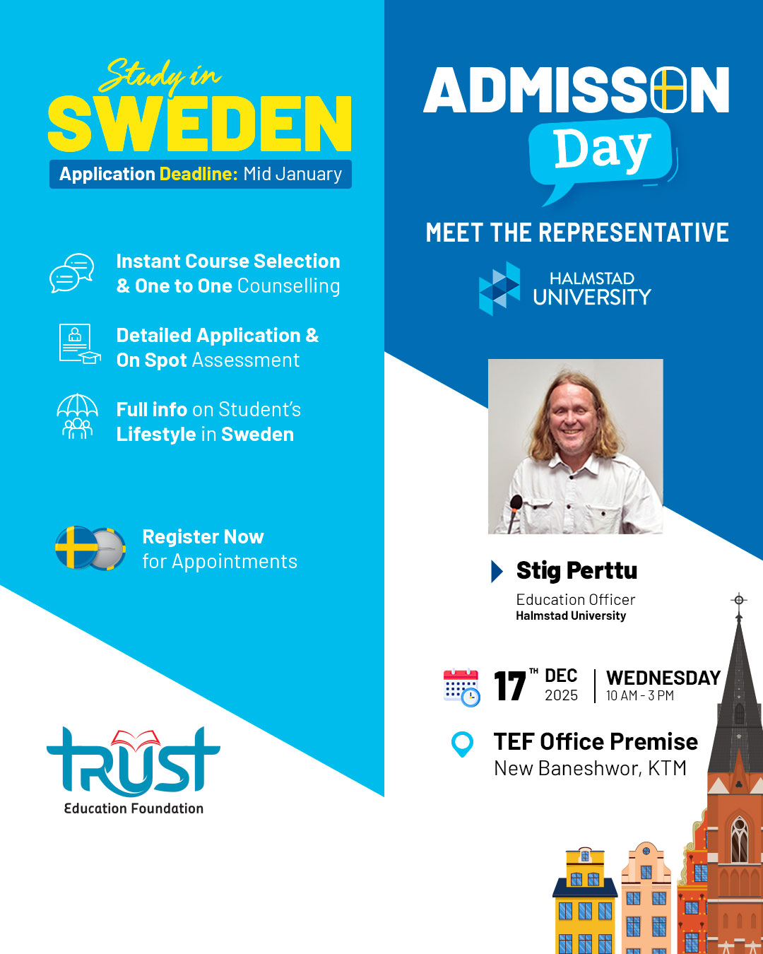 Sweden Admission Day 2025